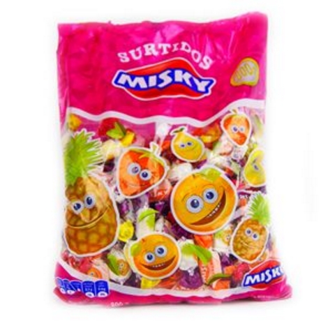 CARAMELOS MASTICABLES MISKY 800 GRS
